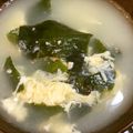 hukimari's cooksnap of when they made ふんわり卵とわかめのスープ.