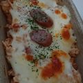万華月's cooksnap of when they made 我が家のソーセージドリア.