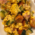 モコノスケ's cooksnap of when they made トマトとズッキーニと卵の粉チーズ炒め.