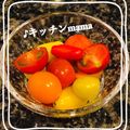 ♪キッチンmama's cooksnap of when they made プチトマトのカラフル水玉サラダ.