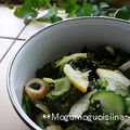びーこちゃん's cooksnap of when they made ﾜｶﾒ､ｷｭｳﾘの和え物〜ﾚﾓﾝ風味.