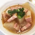 YUKIKI☆'s cooksnap of when they made 大根とベーコンのスープ煮(๑>∀<๑)♬.