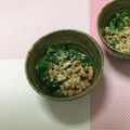 おはなすき's cooksnap of when they made にら辛子ふわふわ納豆.