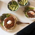 大食い腹ぺこOL's cooksnap of when they made ナスとトマト缶で！簡単キーマカレー.