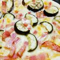 アルトクリーフ's cooksnap of when they made なすとベーコンのピザ.