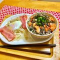 komutatata's cooksnap of when they made 朝ごはんに★簡単鮭しらす丼.