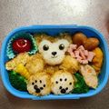 Chaaa_room's cooksnap of when they made キャラ弁☆全身ダッフィー&シェリーメイ♪.