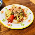 ねっちゃんっ's cooksnap of when they made 赤ウィンナーとキャベツのたこ焼風味。.