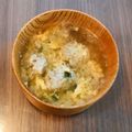 3yes's cooksnap of when they made 餃子のタネの残りでポカポカネギ生姜スープ.