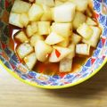 クックQM5U3Q☆'s cooksnap of when they made ピリ辛★角切り大根のサラダ★カクテキ風.
