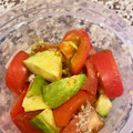 さこあ's cooksnap of when they made アボカドトマトのとろろ昆布和え.