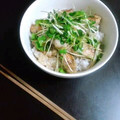 ｓнιмд's cooksnap of when they made 豚ばら肉とかいわれのさっぱりサラダ.