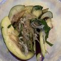 aーjibichan's cooksnap of when they made 水茄子の大葉ミョウガの白だし一発浅漬け　.