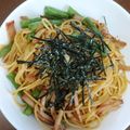 ☆noh☆'s cooksnap of when they made ベーコンといんげんの和風パスタ.