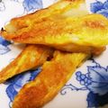 NEKOほっぺ's cooksnap of when they made 簡単材料２つ竹輪ピカタ風.