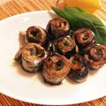ハント☆'s cooksnap of when they made ヘルシー梅茗荷大葉を巻いた鰯のレモン蒸し.
