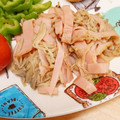 hitomi♪＊'s cooksnap of when they made 生姜焼のたれで簡単♪エノキとハムの炒め物.