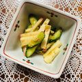 チェックのミニくま's cooksnap of when they made 長芋・きゅうりと蒲鉾の酢の物♪.