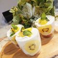 〜みみ〜's cooksnap of when they made ゼスプリキウイのグラスチーズケーキ.