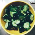 Lisa☆luv's cooksnap of when they made キュウリのたたき　にんにく生姜ごま油.
