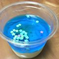 70ch's cooksnap of when they made ☆七夕☆レアチーズ＆ゼリーで二層ケーキ☆.