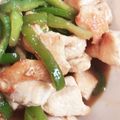 ☆しいたんママ☆'s cooksnap of when they made 鶏むね肉とピーマン炒め.