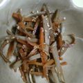 のぶなお７'s cooksnap of when they made 超簡単！きんぴらゴボウ.