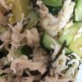 ma___111's cooksnap of when they made アボカドとささみの塩昆布サラダ♪♪.