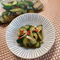 しゅい6's cooksnap of when they made 大量消費！夏の定番☆きゅうりの南蛮漬け.