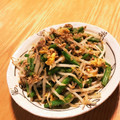 JURI☆MARU's cooksnap of when they made ひき肉とインゲンと卵の中華風炒め.
