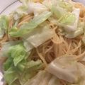 ﾌﾞﾚﾝﾀﾞ's cooksnap of when they made 春キャベツにんにくたっぷりペペロンチーノ.