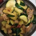おケロ☆'s cooksnap of when they made トマトとズッキーニの鶏肉煮.