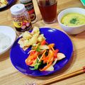 ヒ～ロ's cooksnap of when they made たっぷり彩り野菜とサーモンのムニエル.