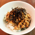 ☆ぼうchan☆'s cooksnap of when they made 納豆・塩昆布和えをご飯にのせて.