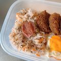 ☻せなたろす☻'s cooksnap of when they made お弁当に！鮭フレークとゆかりの香りご飯✿.