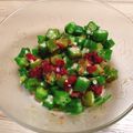 tsmma's cooksnap of when they made さっぱりおいしい★オクラの梅肉和え.