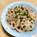 こはる・▽・'s cooksnap of when they made ＊サラダ風☆レンコンとツナマヨ炒め.
