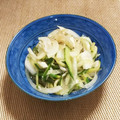 KAKO_KAKO's cooksnap of when they made 新玉ねぎときゅうりとしらすのサラダ.