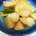 マコミコ's cooksnap of when they made リカちゃん♡蕪の煮物ꕤ油揚げで炊いたん.