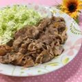 toraちゃん♪'s cooksnap of when they made 簡単☆節約☆時短☆めんつゆで絶賛生姜焼き.
