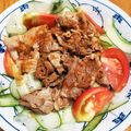 クックHBQ370☆'s cooksnap of when they made 豚バラしゃぶしゃぶ肉のピリ辛中華だれ.