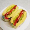 ソネチコ's cooksnap of when they made ＊おから蒸しパンdeわんぱくサンド＊.