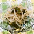 ももいろさくら's cooksnap of when they made もやしとワカメのナムル.