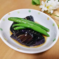 クックI7I5L1☆'s cooksnap of when they made めんつゆで簡単♪なすといんげんの煮浸し.