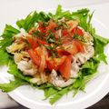 ekokan's cooksnap of when they made 簡単！完熟トマトソースの冷しゃぶパスタ♡.