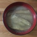 クック1FX93J☆'s cooksnap of when they made 生姜と茄子素麺の味噌汁.