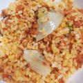 もともととが's cooksnap of when they made 失敗なし！簡単★鮭レタスチャーハン.