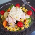 バカリャウ's cooksnap of when they made しっとり鶏むね肉のタルタル風サラダ.