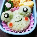 ♡ちぃﾀﾝまま♡'s cooksnap of when they made 簡単キャラ弁☆カエルくんおにぎり♪.