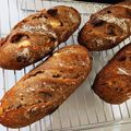 ちんねんさん。's cooksnap of when they made くるみとレーズンのカンパーニュ。.